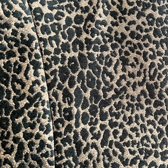 Alberto Makali Animal Print Blazer Brown Textured Open Front Jacket Cardigan - Picture 5 of 8